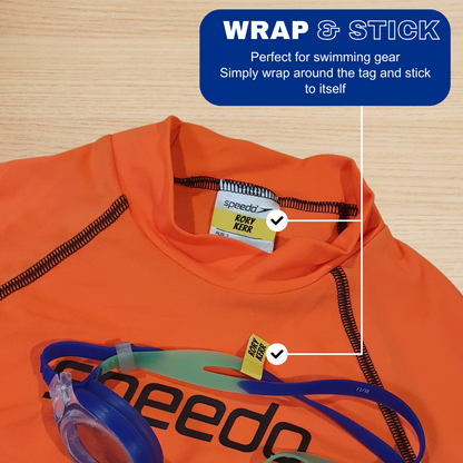 Wrap and Stick Clothing Labels