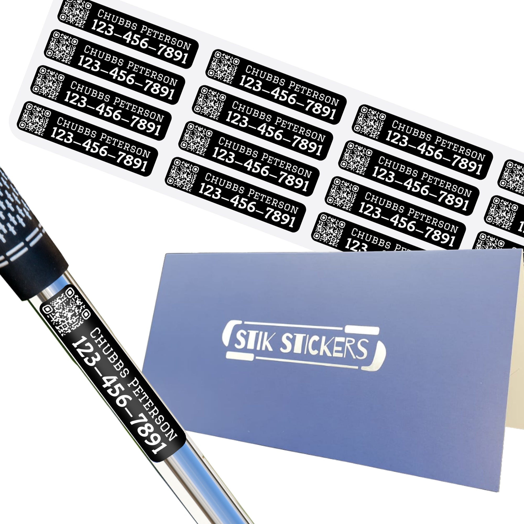 Golf Club Labels - 32 labels – Stik Stickers