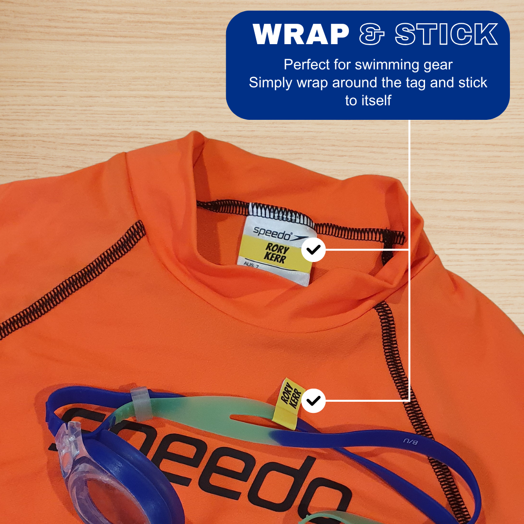 Wrap and Stick Clothing Labels - Glen Huon PS